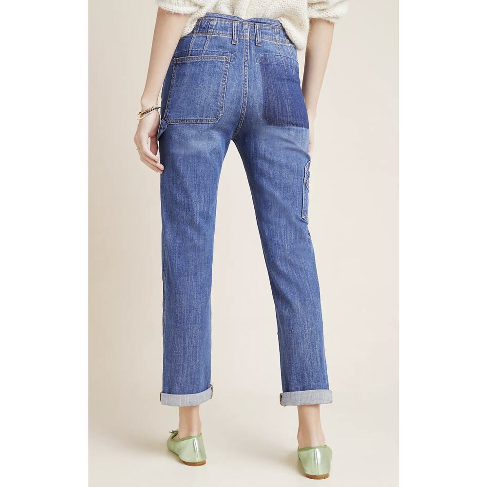 NEW Pilcro High-Rise Patchwork Slim Boyfriend Jea… - image 7